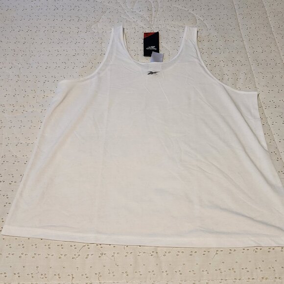 ID Train Supremium Tank Top - White, Reebok, Women's 2XL, NWT - Picture 4 of 8